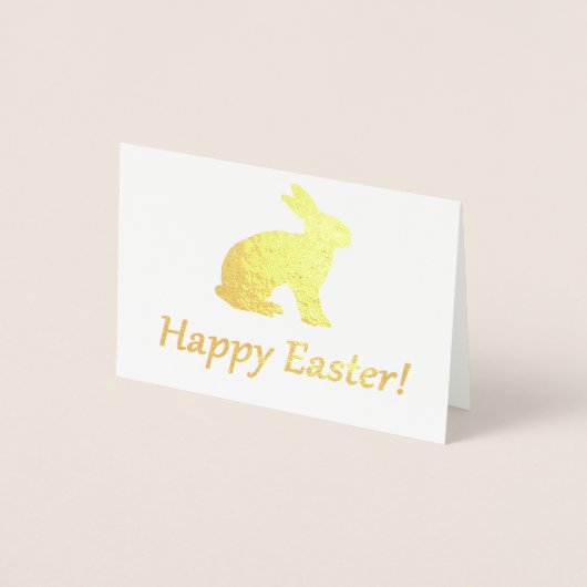 ハッピーイースター 箔カード (正面)