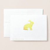 ハッピーイースター! 箔カード (裏面封筒付き)