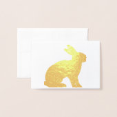 ハッピーイースター! 箔カード (封筒付き正面)