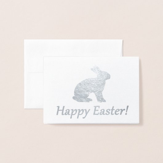 ハッピーイースター! 箔カード (封筒付き正面)