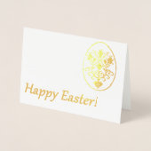ハッピーイースター! 箔カード (正面)