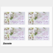 ハッピーイースター 長方形シール (シート)