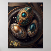 ハッピーイースター。魔法イースターエッグ ポスター (正面)