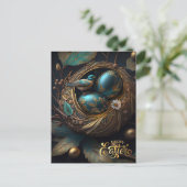 ハッピーイースター。魔法イースターエッグ ポストカード (スタンド正面)