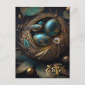 ハッピーイースター。魔法イースターエッグ ポストカード (正面)