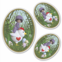 ハッピーイースター – 鶏に乗る