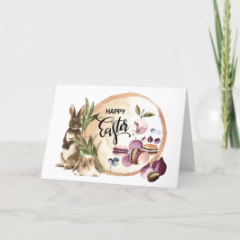 ハッピーイースター | Macaroons Bunniesと春フルーツ シーズンカード