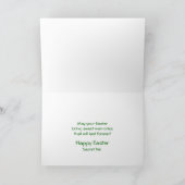 ハッピーイースター- SECRET PAL - DAFFODILS AND BUNNY シーズンカード (内部)