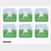 ハッピーイースター: Some Bunny Loves You Stickers スクエアシール (シート)