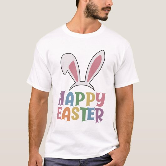 ハッピーイースター Tシャツ (正面)