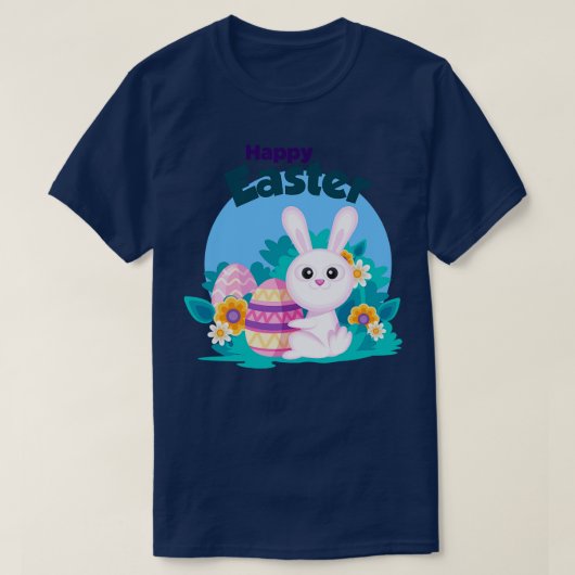 ハッピーイースター Tシャツ (デザイン正面)