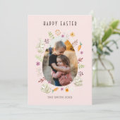 ハッピーイースターBunnies写真 シーズンカード (スタンド正面)
