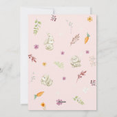 ハッピーイースターBunnies写真 シーズンカード (裏面)