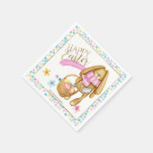 ハッピーイースターEverbunny ID640 スタンダードカクテルナプキン (角)