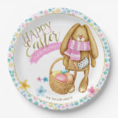 ハッピーイースターEverbunny ID640 ペーパープレート (正面)