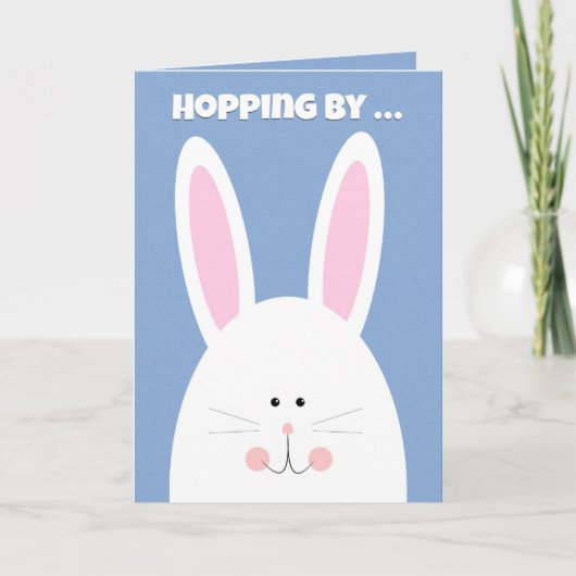 ハッピーイースターFor Anyone Bunny Hoping By シーズンカード (正面)