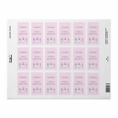 ハッピーイースターGnomieジャグリングイースターエッグナプキンス ラベル (フルシート)