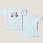ハッピーイースターTシャツ(幼児用) (デザイン正面&裏面)