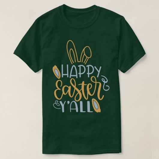 ハッピーイースターYすべて Tシャツ (デザイン正面)