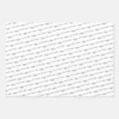 ハッピーイードアルアダムバラクキッズイエローカバ引用文 ラッピングペーパーシート (正面2)