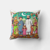 ハッピーイードフおもしろいァイ祝ズデザイン クッション (裏面)