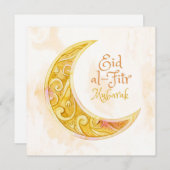 ハッピーイードムバラクの水彩模様 シーズンカード (正面/裏面)