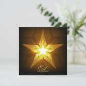 ハッピーイードムバラクイスラム幾何学模様スター シーズンカード (スタンド正面)