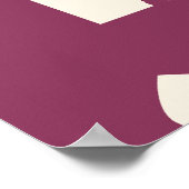 ハッピーイードムバラクイードパーティーの背景ポスター ポスター (角)