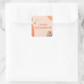 ハッピーイードムバラクウォーターカラーモスク スクエアシール (バッグ)