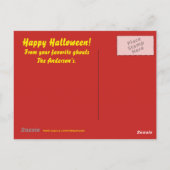 ハッピーウィッチハロウィンはがき ポストカード (裏面)