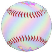 ハッピーウィッチ飛んでいるオンブルックスティックスケッチ ソフトボール (裏面)