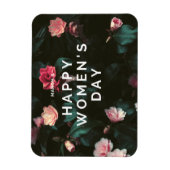 ハッピーウィメンズデイフローラ マグネット (縦)