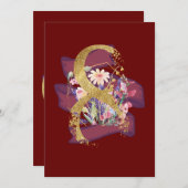 ハッピーウィメンズデー用挨拶状 (正面/裏面)