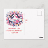 ハッピーウィメンズデー2024 ポストカード (裏面)