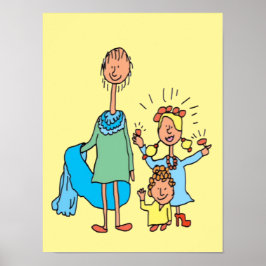 ハッピーウィメンズポスター3 ポスター