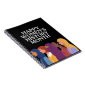 ハッピーウィメンズ歴史月間 ノートブック (右側)