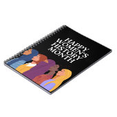 ハッピーウィメンズ歴史月間 ノートブック (左側)