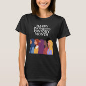 ハッピーウィメンズ歴史月間 Tシャツ (正面)