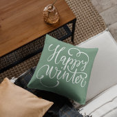 ハッピーウィンタークリスマス装飾用クッション クッション