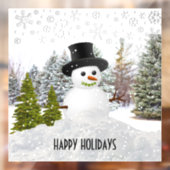 ハッピーウィンターホリデーズ/雪だるま ウィンドウサイン (シート2)