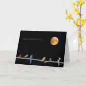 ハッピーウィンター至 カード (黄色い花)