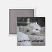 ハッピーウェスティーフォトマグネット マグネット (正面/裏面)