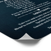 ハッピーウェッ結婚ディングワイン海軍のレシピ ポスター (角)