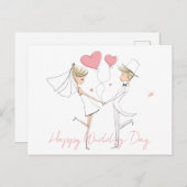 ハッピーウェディングの日 シーズンポストカード (正面/裏面)