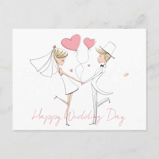 ハッピーウェディングの日 シーズンポストカード (正面)