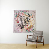 ハッピーウェディングアニバーサリーミューラル＃7 タペストリー (インサイチュ(横))