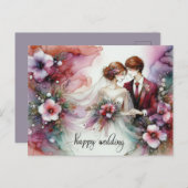 ハッピーウェディングデイポストカード ポストカード (正面/裏面)