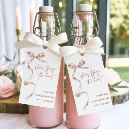 ハッピーウェディング！現代のブライズシャワー ギフトタグ