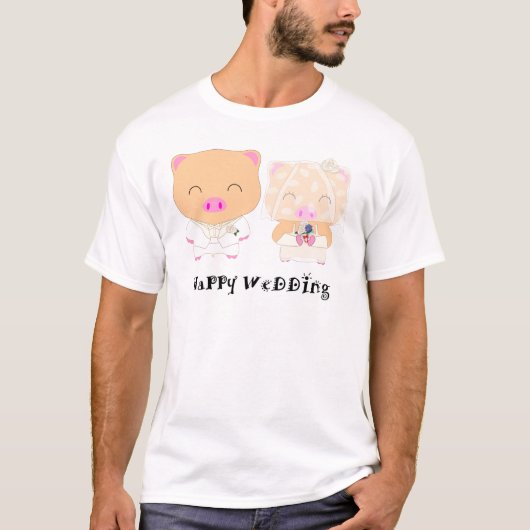 ハッピーウェディング Tシャツ (正面)