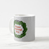 ハッピーウエタンギデイファーンニュージーランド コーヒーマグカップ (正面左)